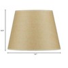 Cal Lighting Round Hardback Leatherette Shade - 4 of 4