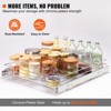 MaseiKar Pull Out Cabinet Organizer, Heavy Duty Slide Out Pantry Shelves, Chrome Plated Steel Roll Out Drawers, Sliding Drawer Storage For Home - 3 of 4