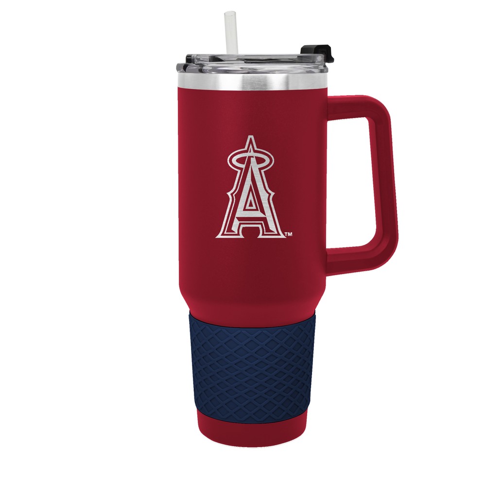 Photos - Glass MLB Los Angeles Angels 40oz Travel Mug 