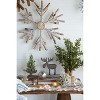 Gulches 4 in Brown Shatterproof Natural Mango Wood Christmas Ball Ornaments Jute Hanger 8-Pack - 4 of 4