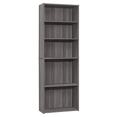 Monarch Specialties Bookshelf Bookcase 6 Tier 72inchh Office Bedroom ...