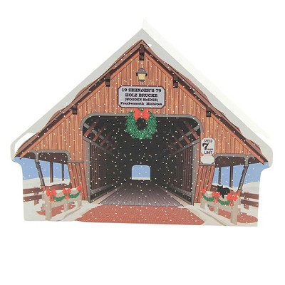 Cats Meow Village 3.5" Holz Brucke Bridge Christmas 2021 Frankenmuth Mi  -  Decorative Figurines