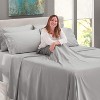 Hearth & Harbor 6 Piece Sheet Set, Extra Deep Pocket Sheets Fits Mattress up to 21", Soft Microfiber Sheets - 2 of 4