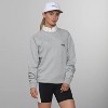 Crew Neck Cotton Oversized Sweatshirt for Women's - 2 of 4