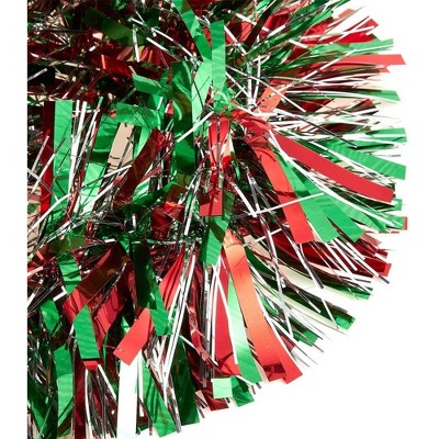 6-Pack Multicolor Christmas Tinsel Garland Decoration