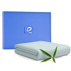 Kickoff 300 Thread Count 100% Organic Bamboo Viscose Flat Sheet Only, Extra Wide, Cooling & Breathable, Double Stitching, Bedding Sheet - 3 of 4