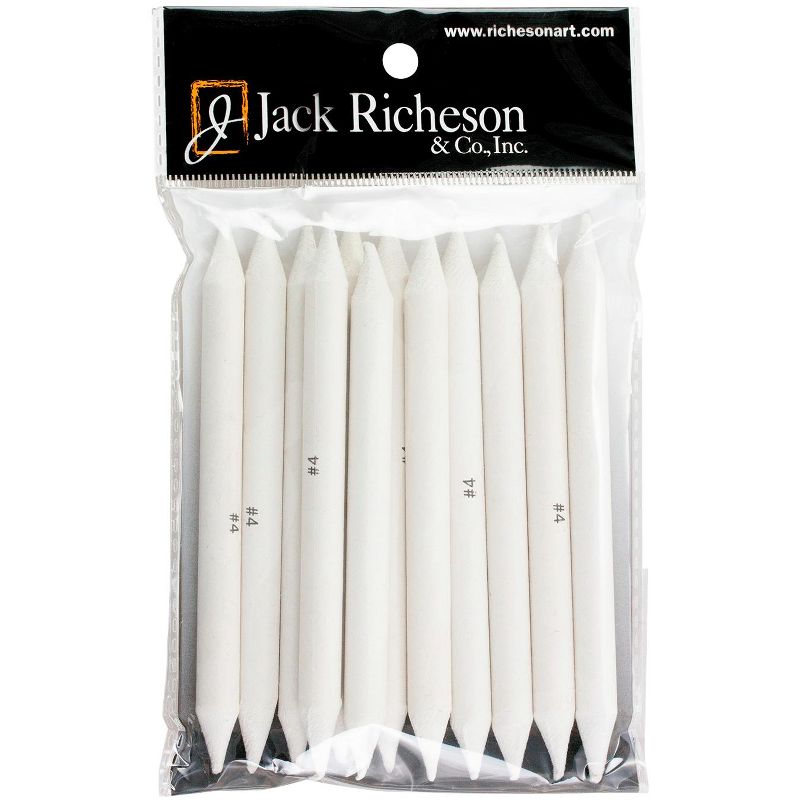Jack Richeson Double-Pointed End Blending Stump, Number 4, Pack of 12, 3 of 4