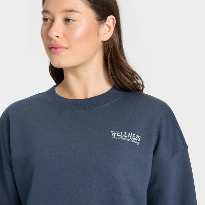 Women's Active Comfort Oversized Crewneck Sweatshirt - All In Motion' - image 4