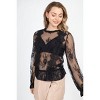 Slickblue Floral Embroidered Slim Fit Cotton Dress for Women, Day to Night Style, Black, Size S-L - 4 of 4