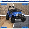 12V Kids Ride On Truck, Battery Powered Electric Car w/Remote, 3 Speeds, Spring Suspension, Headlights & Music for 3-8 - 3 of 4