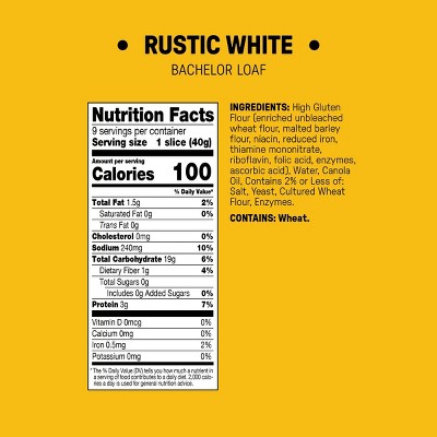 Rockenwagner Bakery Rustic White Bread - 12.7oz