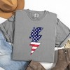 Simply Sage Market Women's America Lightning Bolt Short Sleeve Garment Dyed Tee - 3 of 4