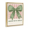 Stupell Industries Grow With Grace Ribbon Floating Frame Canvas Art - 2 of 4