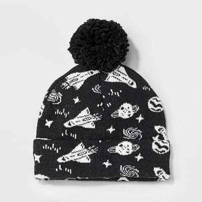 Baby Rocket Beanie - Cat & Jack™ Black 12-24M