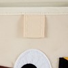 3 Sprouts Large 13 Inch Square Children's Foldable Fabric Storage Cube Organizer Box Soft Toy Bin, Brown Dog - image 4 of 4