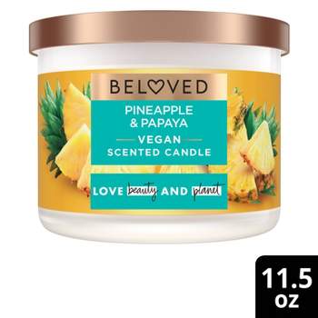 Beloved Pineapple & Papaya 2-Wick Vegan Candle - 11.5oz