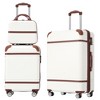 KWPZQEB Luggage Sets of 3, Lightweight Travel Luggage with Expandable, Spinner Wheels & TSA Lock,  Carry-On & Large Checked Luggage, 20"/24"/28" - 2 of 4