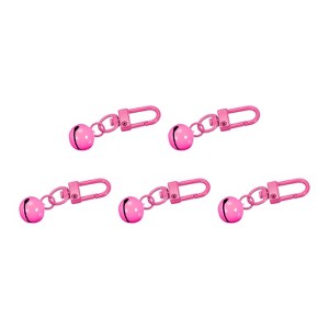 Unique Bargains Stainless Steel DIY Crafts Christmas Decoration Pet Bells 5 Pcs - 1 of 3
