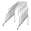 Fellowes Wire Step File, 8 Sections, Letter to Legal Size Files, 10.13" x 12.13" x 11.81", Silver - 3 of 4