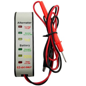 Banshee Battery / Alternator Diagnostic Tester Maintainer w/ LED Display - 1 of 1