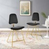 Copious Performance Velvet Armchair Cognac - Modway: Oversized, Indoor Lounge, Stain-Resistant - 2 of 3