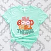 Simply Sage Market S.W.Smiley See Good In All Things Smiley Face Short Sleeve Tee - 3 of 4