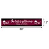 Big Dot of Happiness Maroon 2025 Graduation Party Decorations Party Banner - 2 of 4