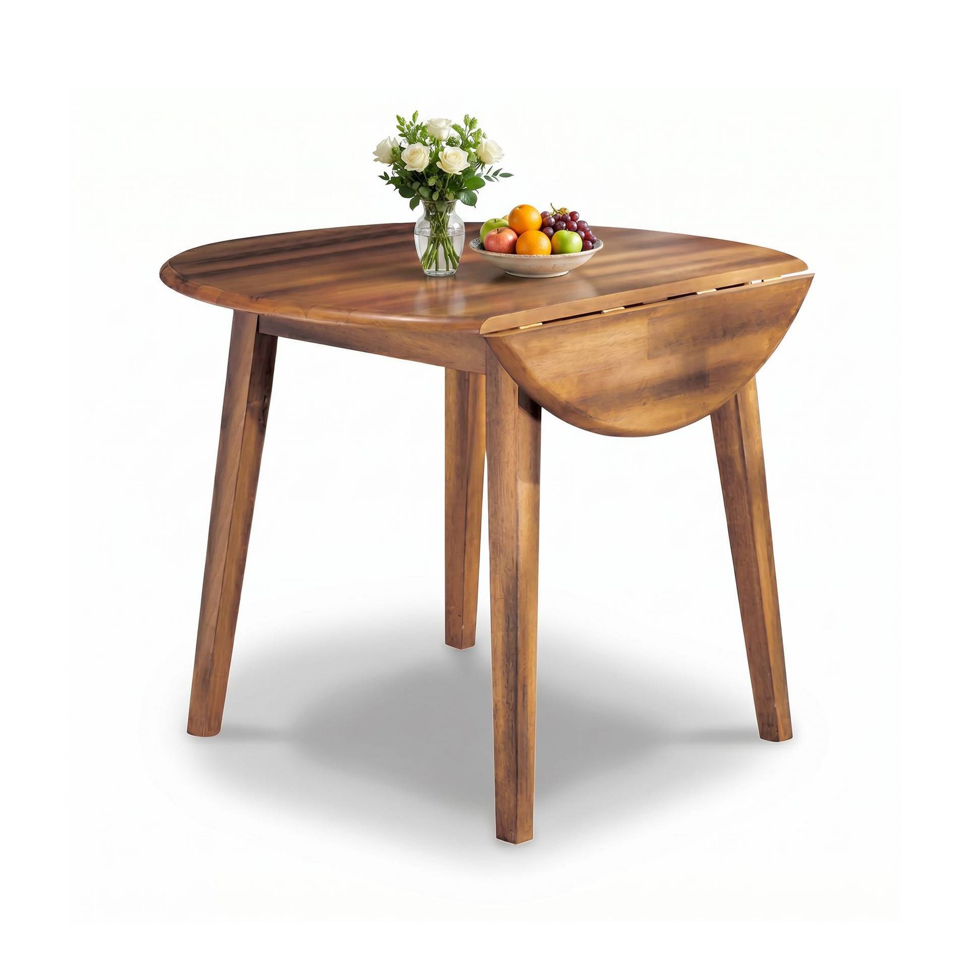 Berringer Drop Leaf Dining Table Rustic Brown - Ashley