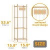 SpaceAid Stuffed Animal Storage Organizer – Wood Toy Zoo Cage, Large Plush Toy Holder for Playroom, 15.8" Wide, Natural - 2 of 4