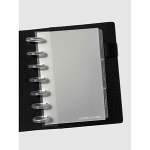 The Essentials Side Tab Planner Dividers | Low Profile | Matte | Cloth & Paper - 1 of 4