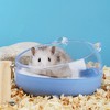 Elegant Stunning Transparent Hamster Bathtub,Detachable Anti-Splash Large Space Bathtub,Sand Rolling Pet Supplies - 2 of 4