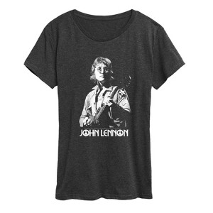 Women's - John Lennon - John Lennon Portrait Short Sleeve Graphic T-Shirt - 1 of 4