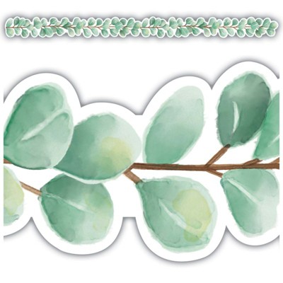 Teacher Created Resources Eucalyptus Die Cut Border Trim, 35 Feet (Pack of 6)