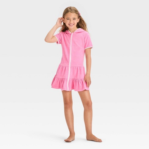 Girls' Solid Terry Cover Up Dress - Cat & Jack™ : Target