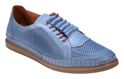 Cools 21 Oscar Hidden Lace Perforated Memory Foam Leather Sneakers