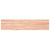vidaXL Wall Shelf Light Brown 70.9 in.x15.7 in.x(0.8 in.-1.6 in.) Treated Solid Wood Oak - 4 of 4