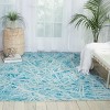 Nourison Home & Garden Abstract Indoor Outdoor Area Rug Marine 5'3" x 7'5" - 2 of 4
