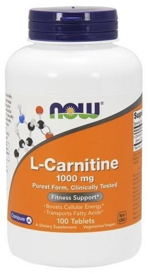 CARNITINE TARTRATE 1000mg by Now Foods  -  100 Tablet