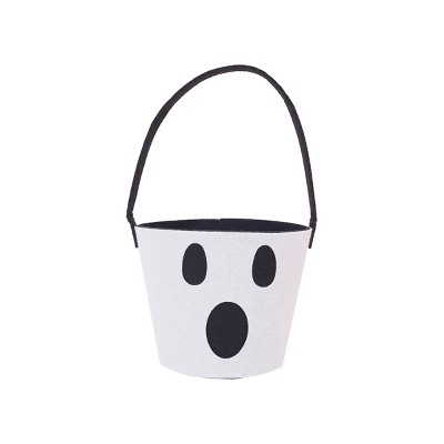 Gallerie II Ghost Felt Halloween Candy Bucket Decoration