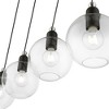 Livex Lighting Downtown 4 - Light Chandelier in  Black/Brushed Nickel - 3 of 4