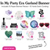Big Dot of Happiness In My Party Era Garland Banner, Celebrity Concert Party Decorations Banner, 30 Feet of Cord, 15 Double-Sided Pop Star Album Icons - 4 of 4