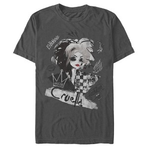 Men's Cruella Fashion Sketch T-Shirt - 1 of 4