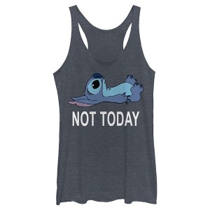 Women's Lilo & Stitch Not Today Racerback Tank Top - 1 of 4