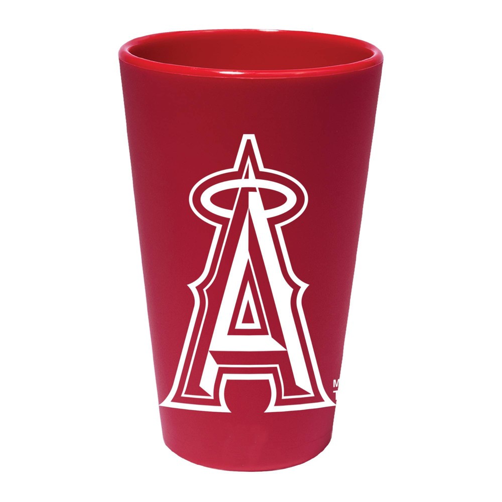 Photos - Glass MLB Los Angeles Angels 16oz Silipint Drinkware 