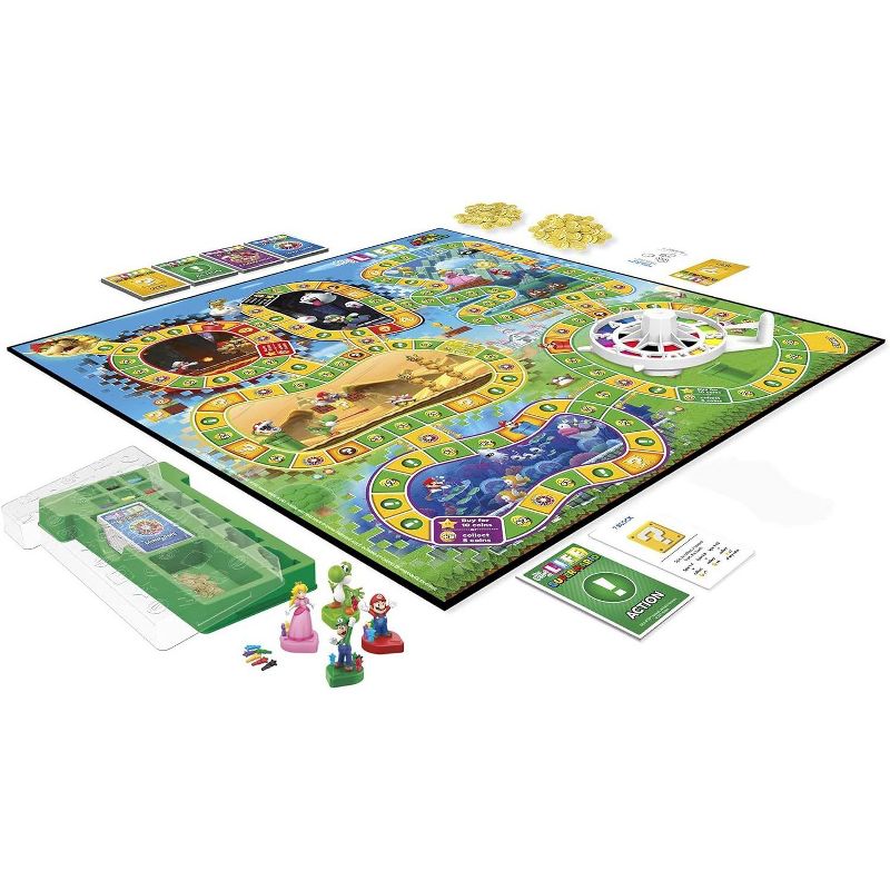 The Game of Life: Super Mario Edition Board Game for Kids Ages 8 and Up, Play Minigames, Collect Stars, Battle Bowser - Fun For The Whole Family, 3 of 12