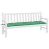 vidaXL Garden Bench Cushion Green 70.9 in.x19.7 in.x2.8 in. Oxford Fabric - 3 of 4