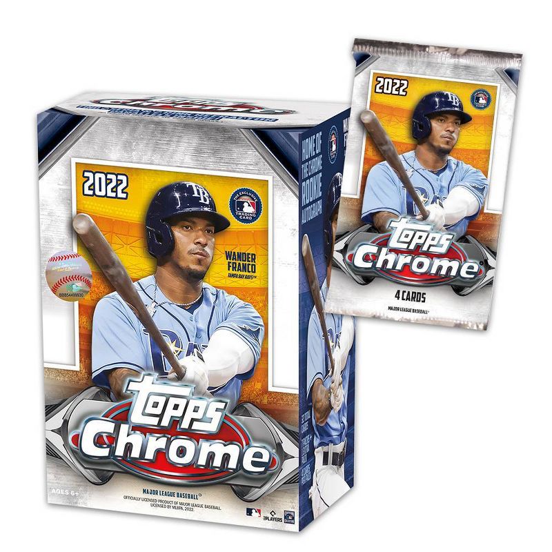 2022 Topps MLB Chrome Baseball Trading Card Blaster Box, 2 of 4