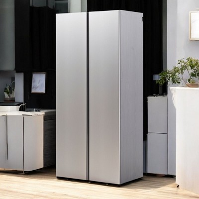 Alilang 20.00 Inch Wall-Mounted Double Door Mirrored Cabinet with Sleek Modern Design - Gray
