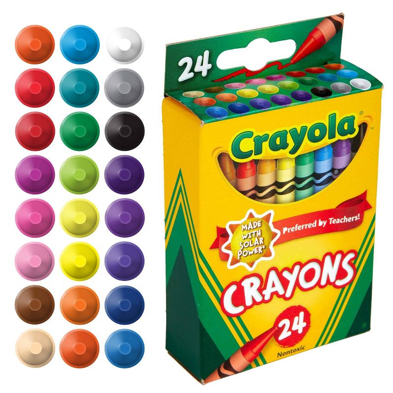 Crayola 24ct Kids Crayons, 3 of 12