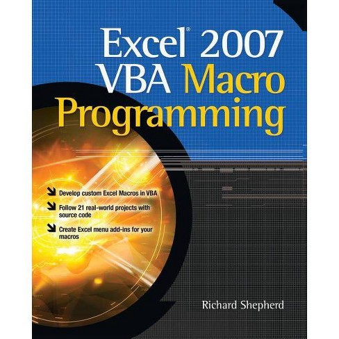 Excel 2007 Vba Programming For Dummies Computers Technology Mishavig Books